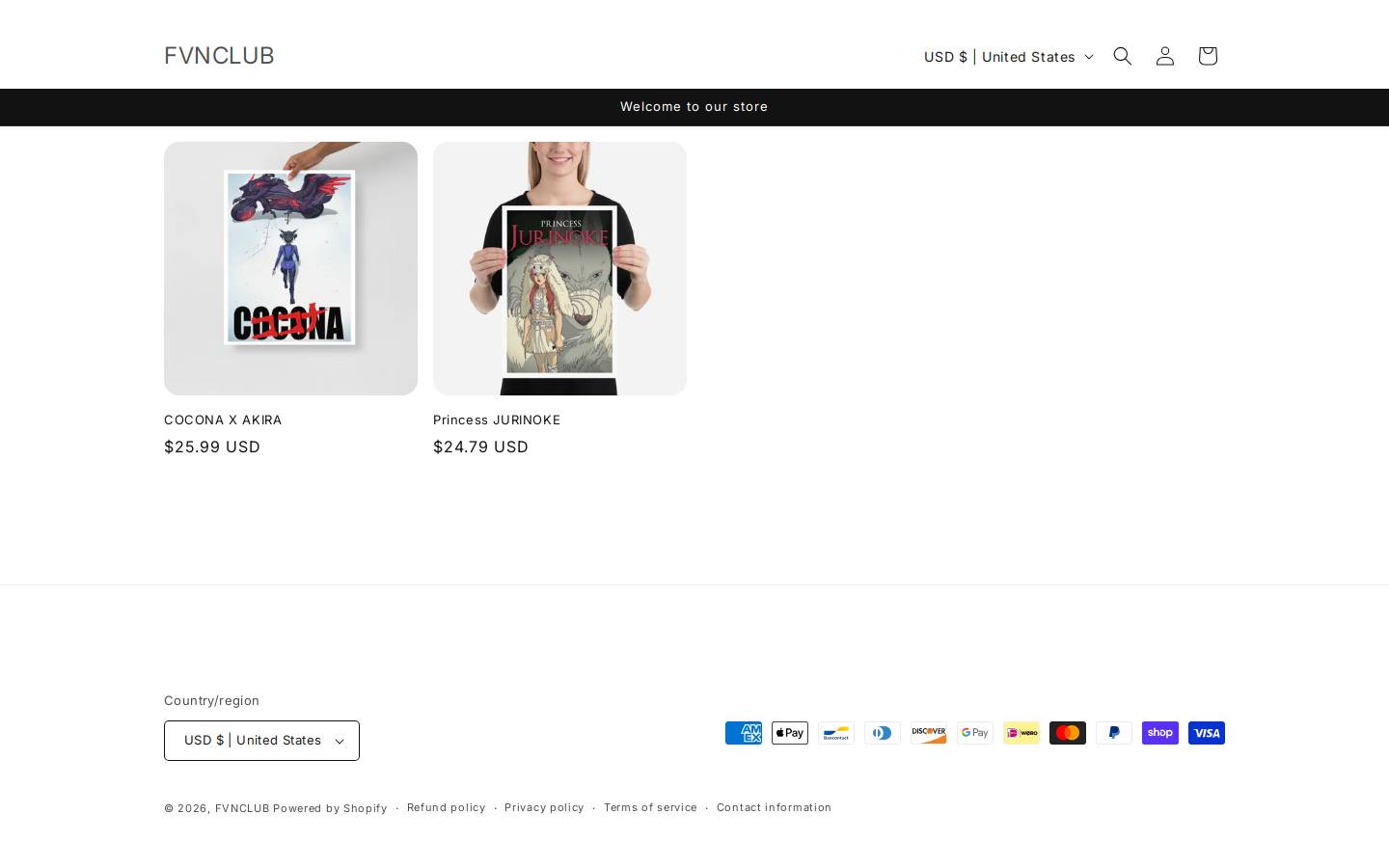 fvnclub.com homepage screenshot