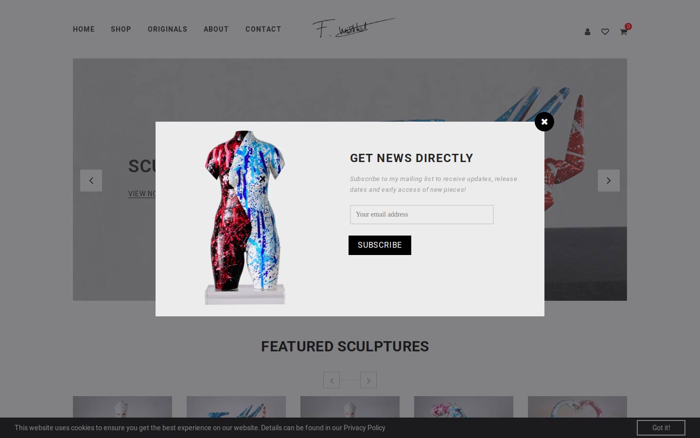 fweiskleint.com homepage screenshot