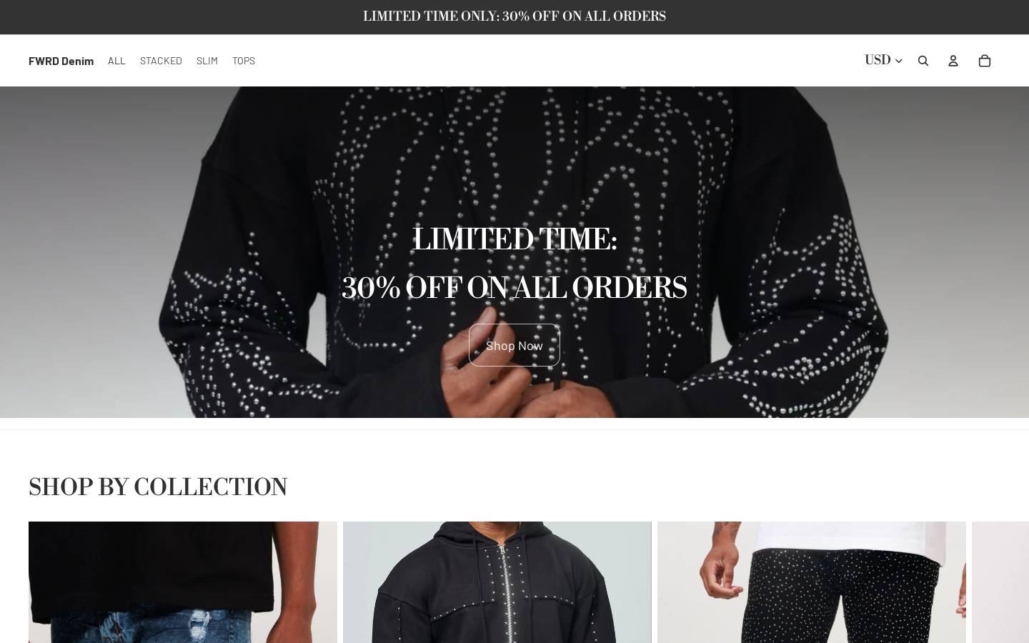 fwrddenimco.com homepage screenshot