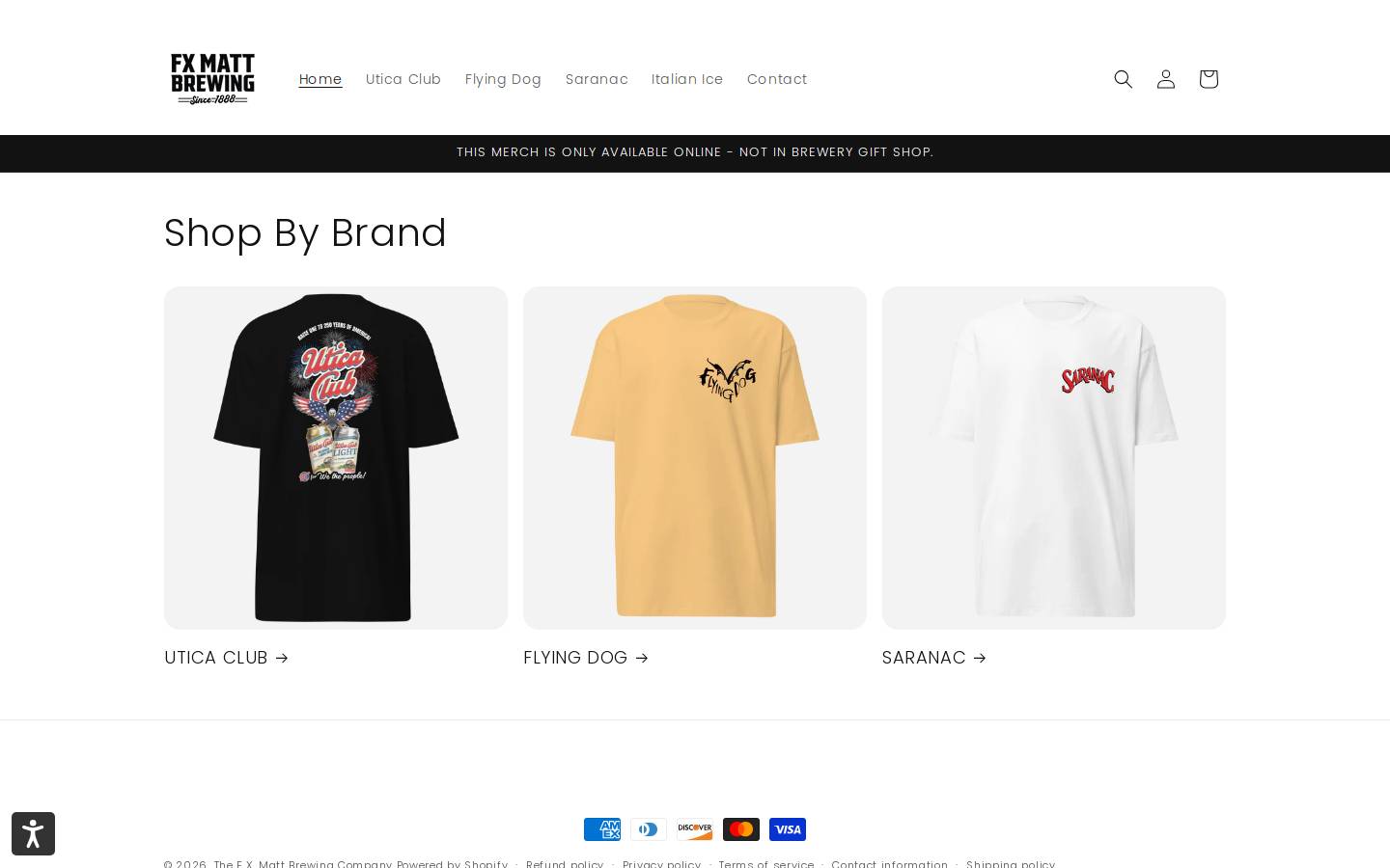 fxmattmerch.com homepage screenshot