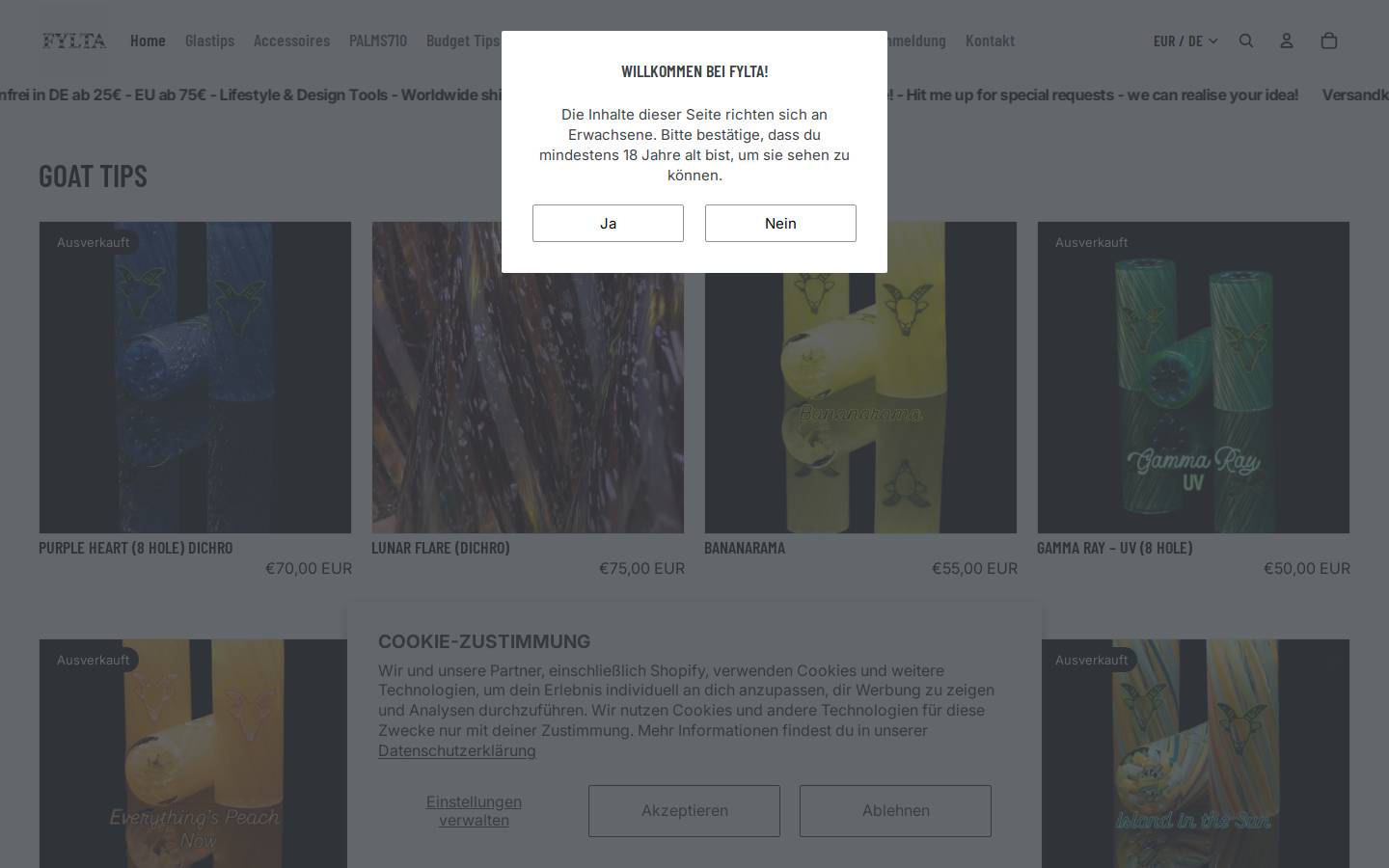 fylta.co homepage screenshot
