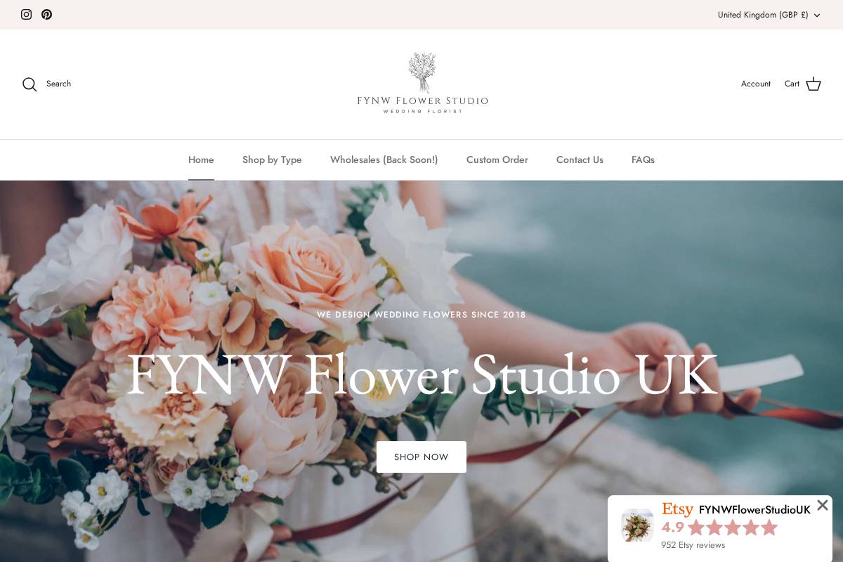 fynwuk.com homepage screenshot