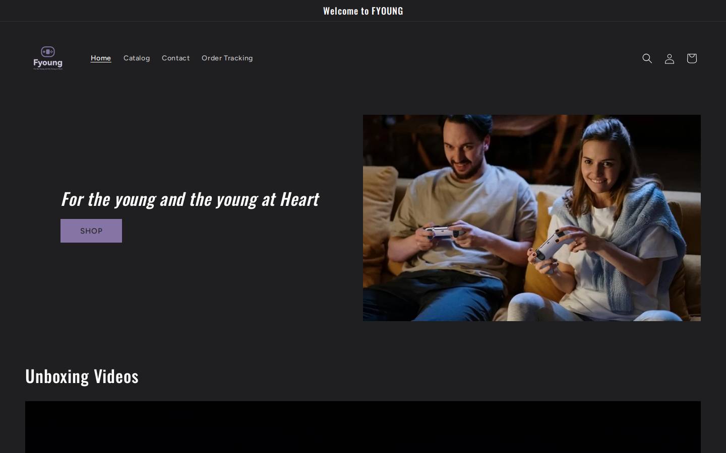 fyoung.us homepage screenshot