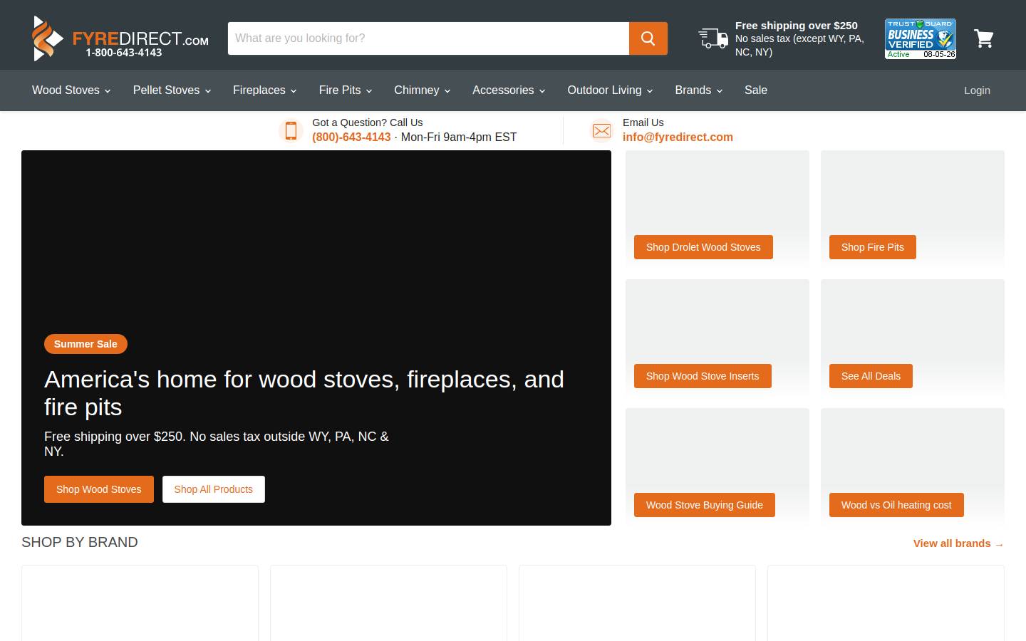 fyredirect.com homepage screenshot