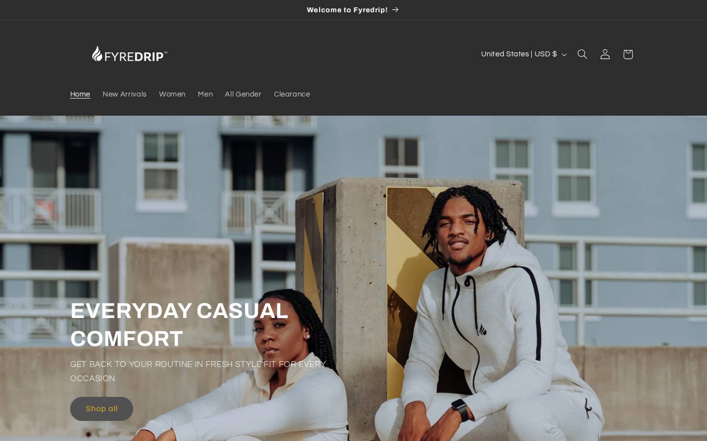 FyreDrip homepage screenshot