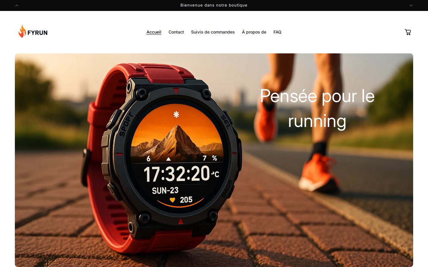 fyrun.com homepage screenshot