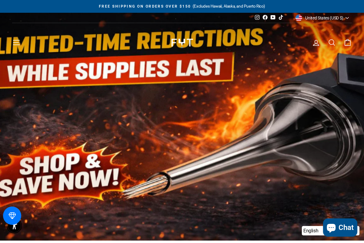 FYT Tattoo Supplies New York homepage screenshot