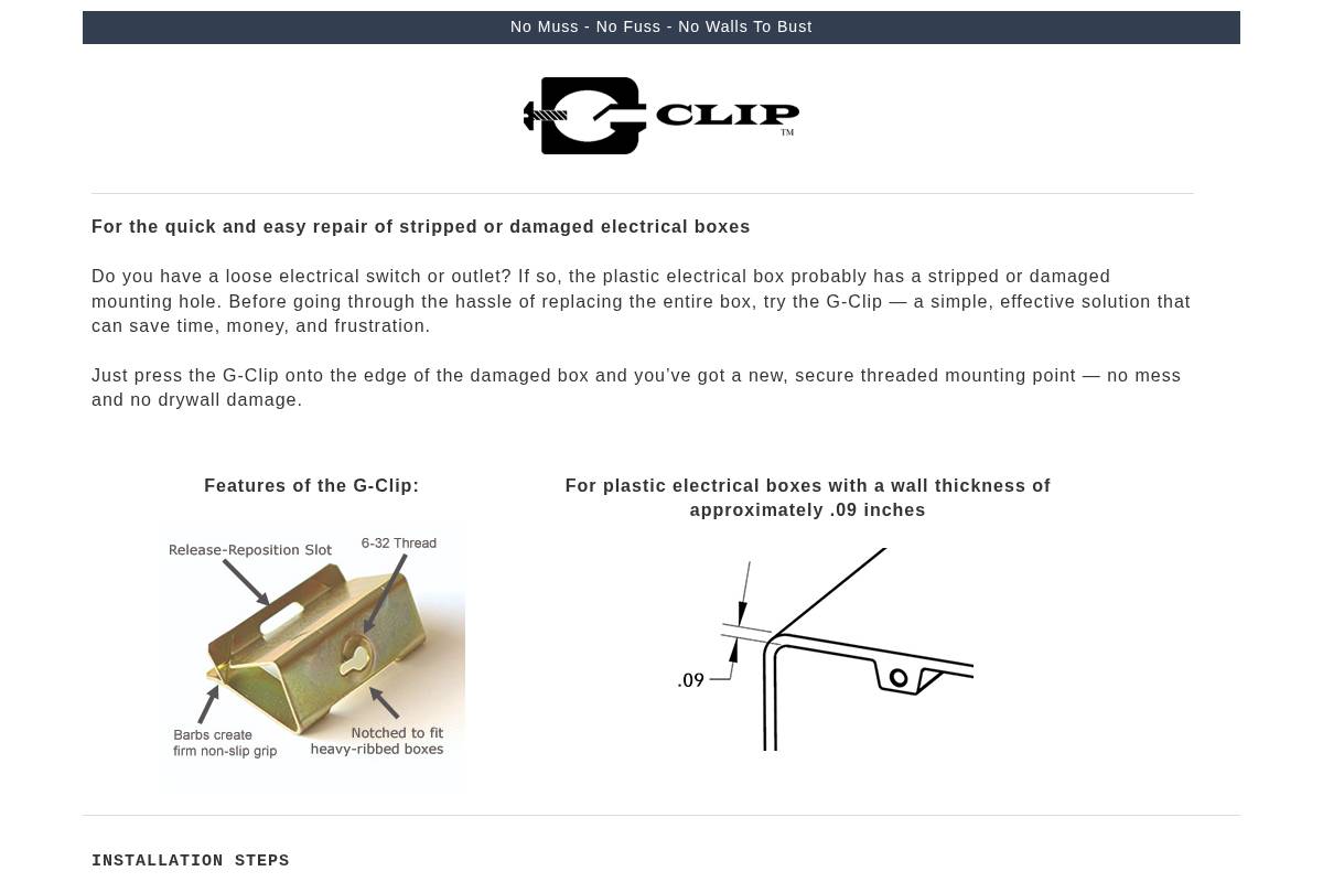 g-clip.us homepage screenshot