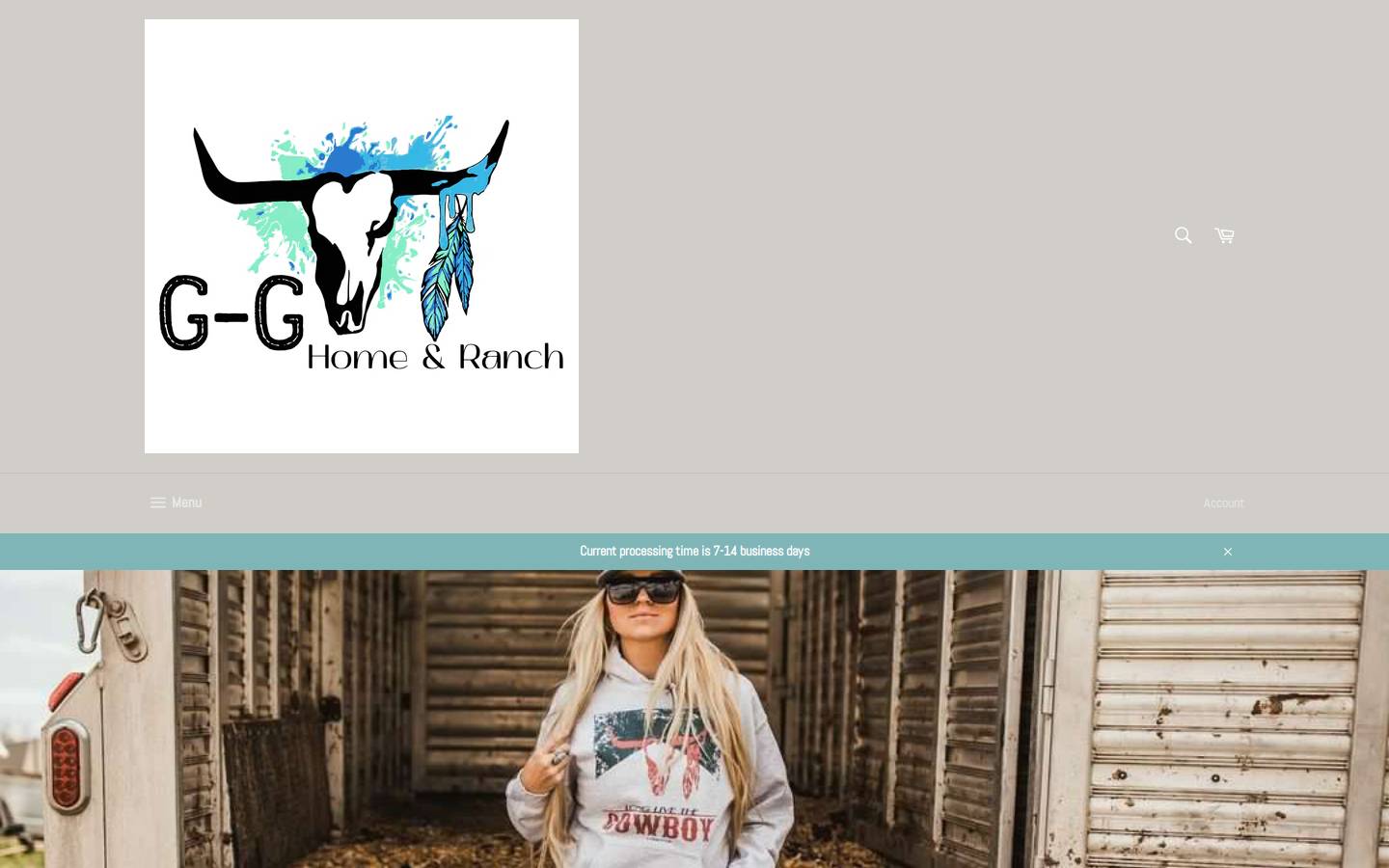 g-ghomeandranch.com homepage screenshot