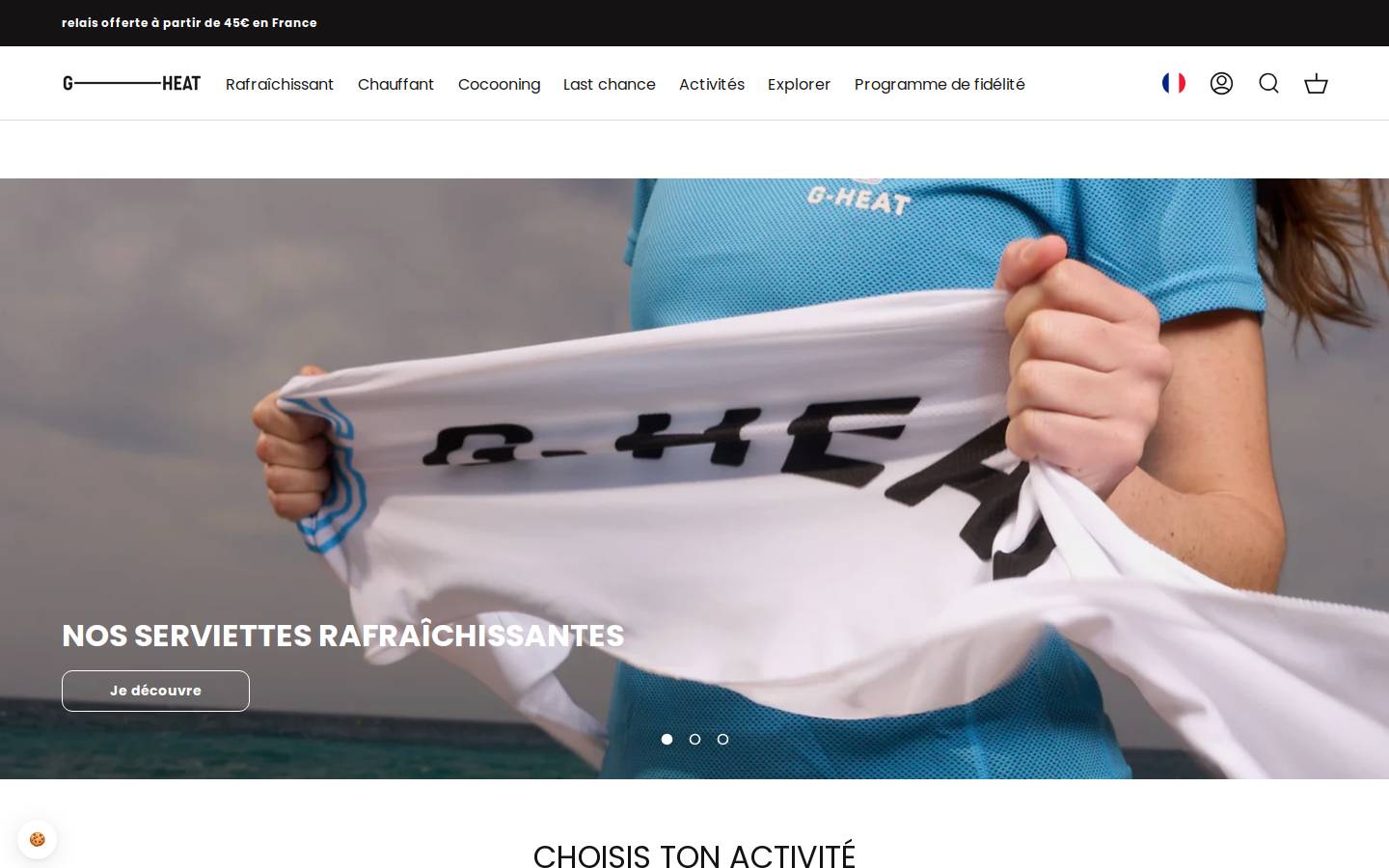 G Heat homepage screenshot