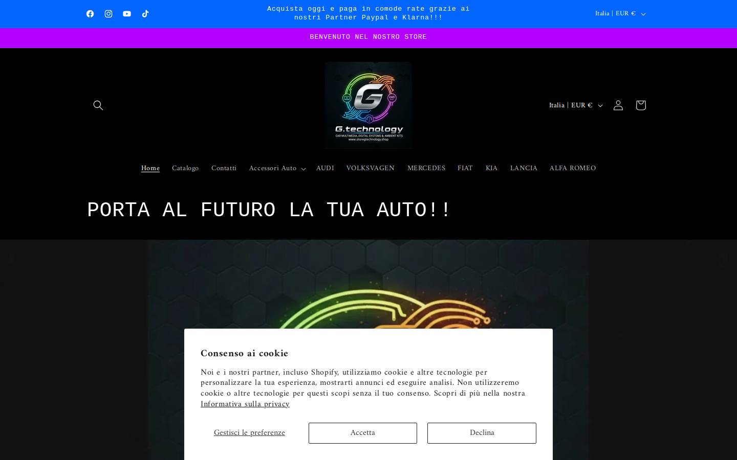g-technology.it homepage screenshot