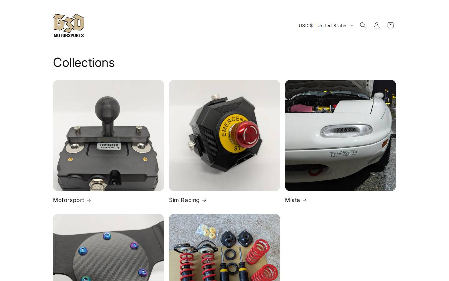 g3dmotorsports.com homepage screenshot