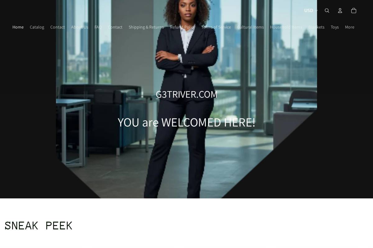 g3triver.com homepage screenshot