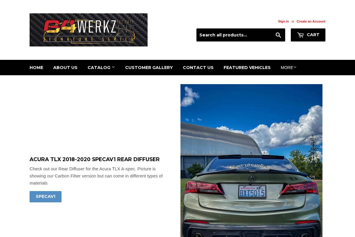 G4werkz homepage screenshot