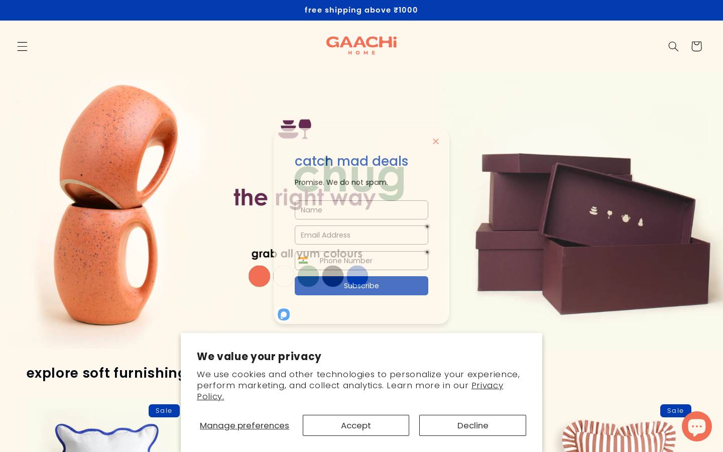 gaachihome.com homepage screenshot
