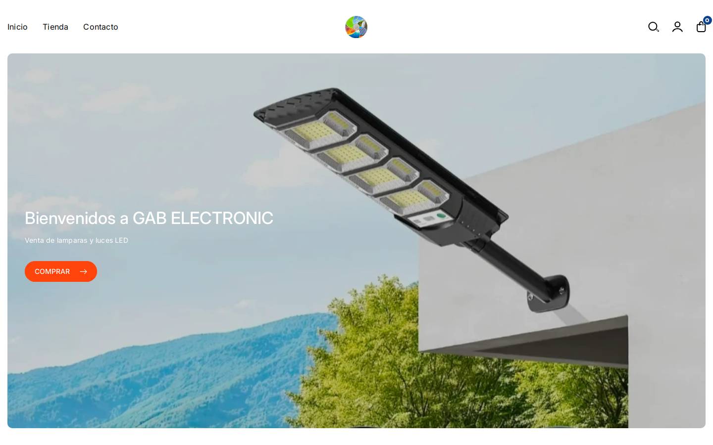 gabelectronic.com homepage screenshot
