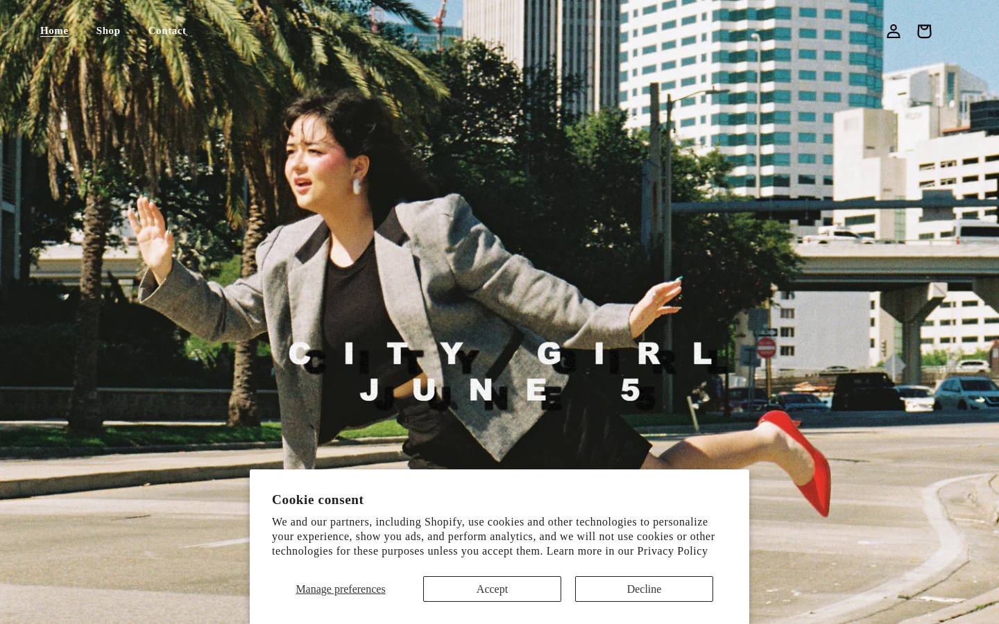 gabibelle.com homepage screenshot