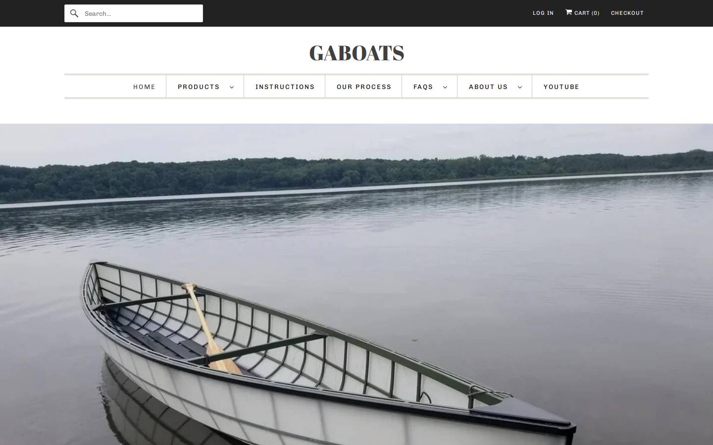 gaboats.com homepage screenshot