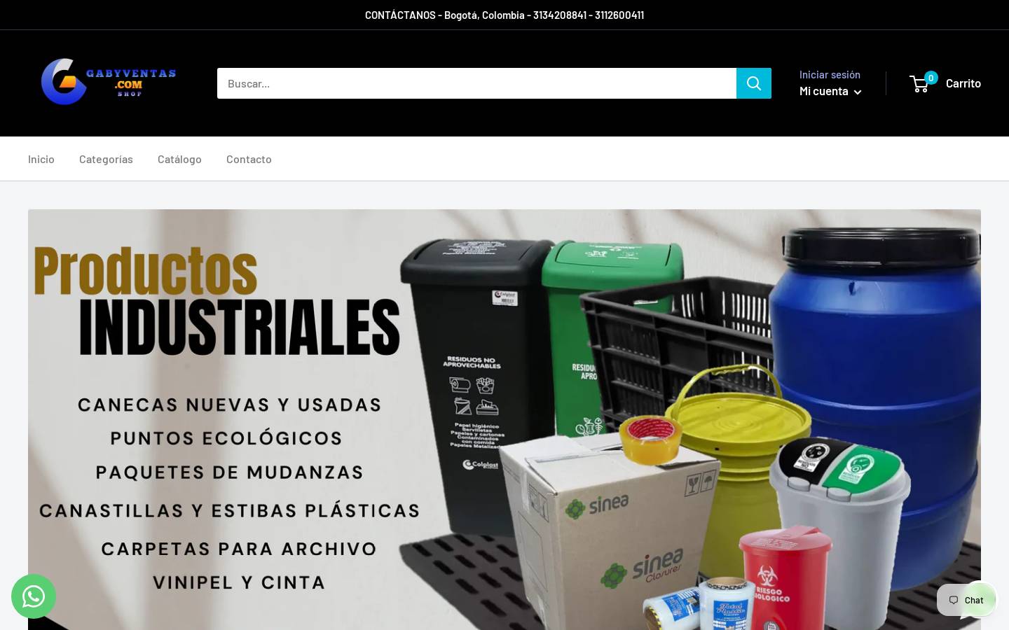 gabyventasshop.com homepage screenshot