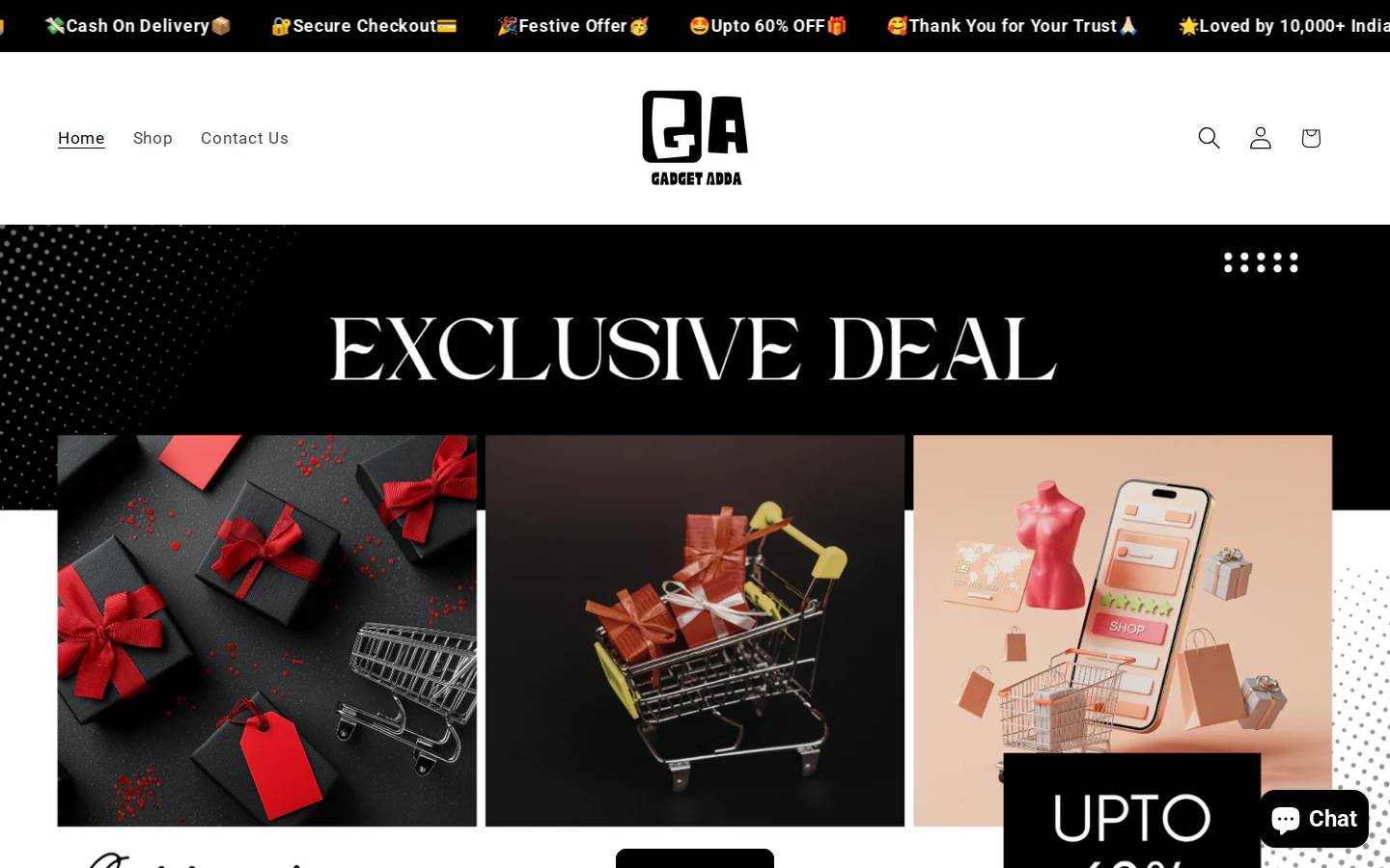 gadgetadda.in homepage screenshot