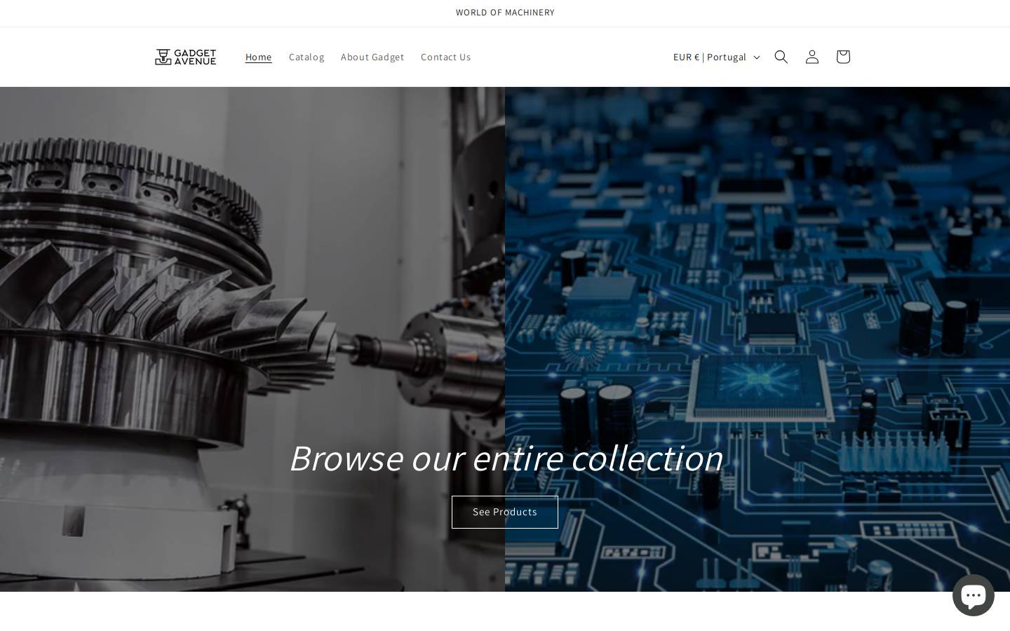 gadgetavenuestore.pt homepage screenshot