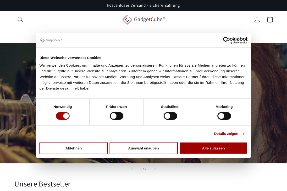 Consummerce UG (haftungsbeschränkt) homepage screenshot