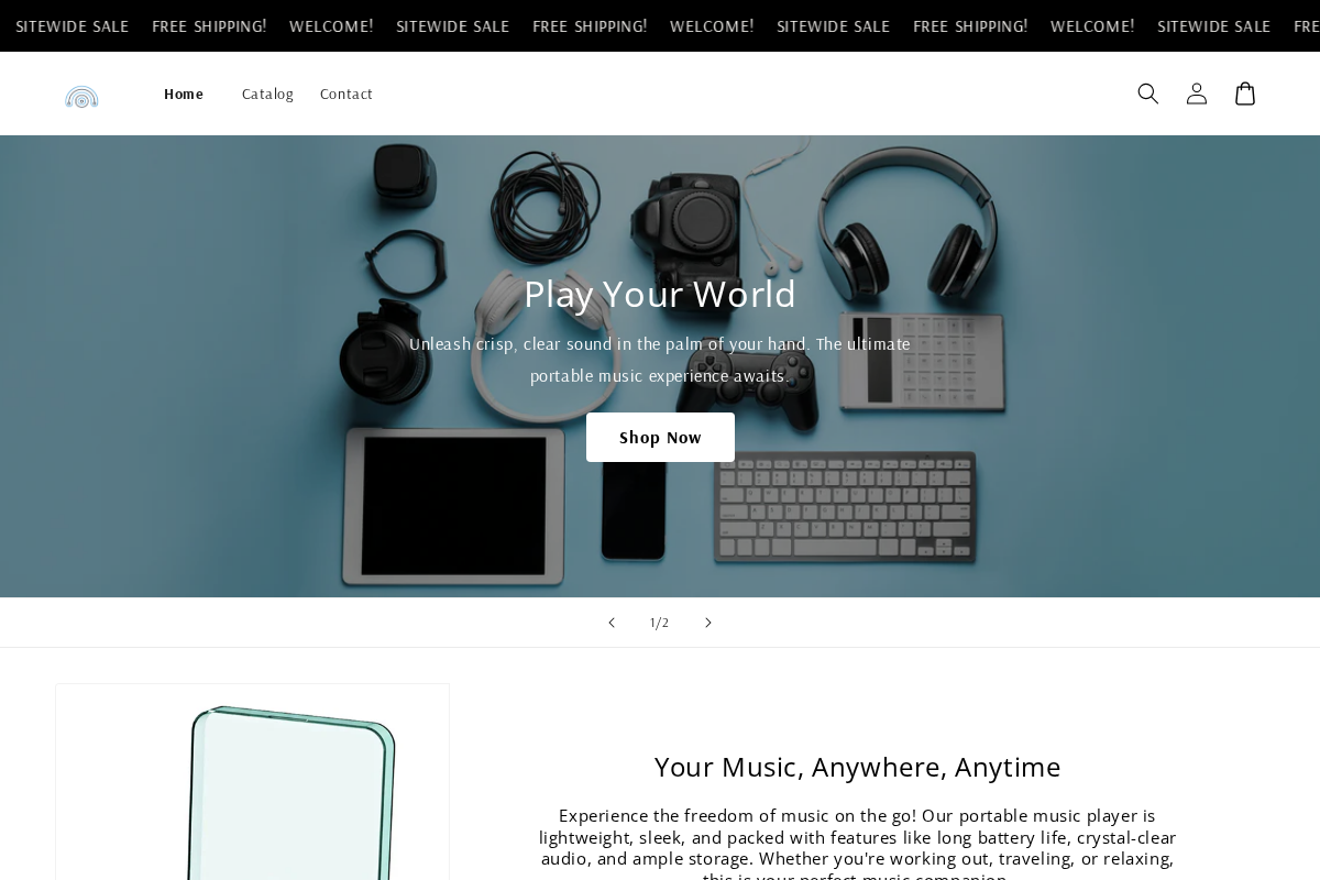 Gadget easy homepage screenshot