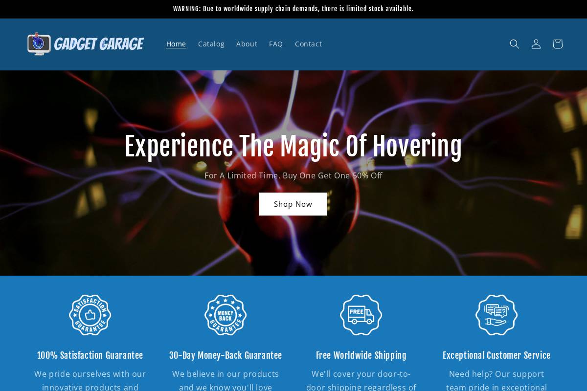 gadgetgarage.net homepage screenshot
