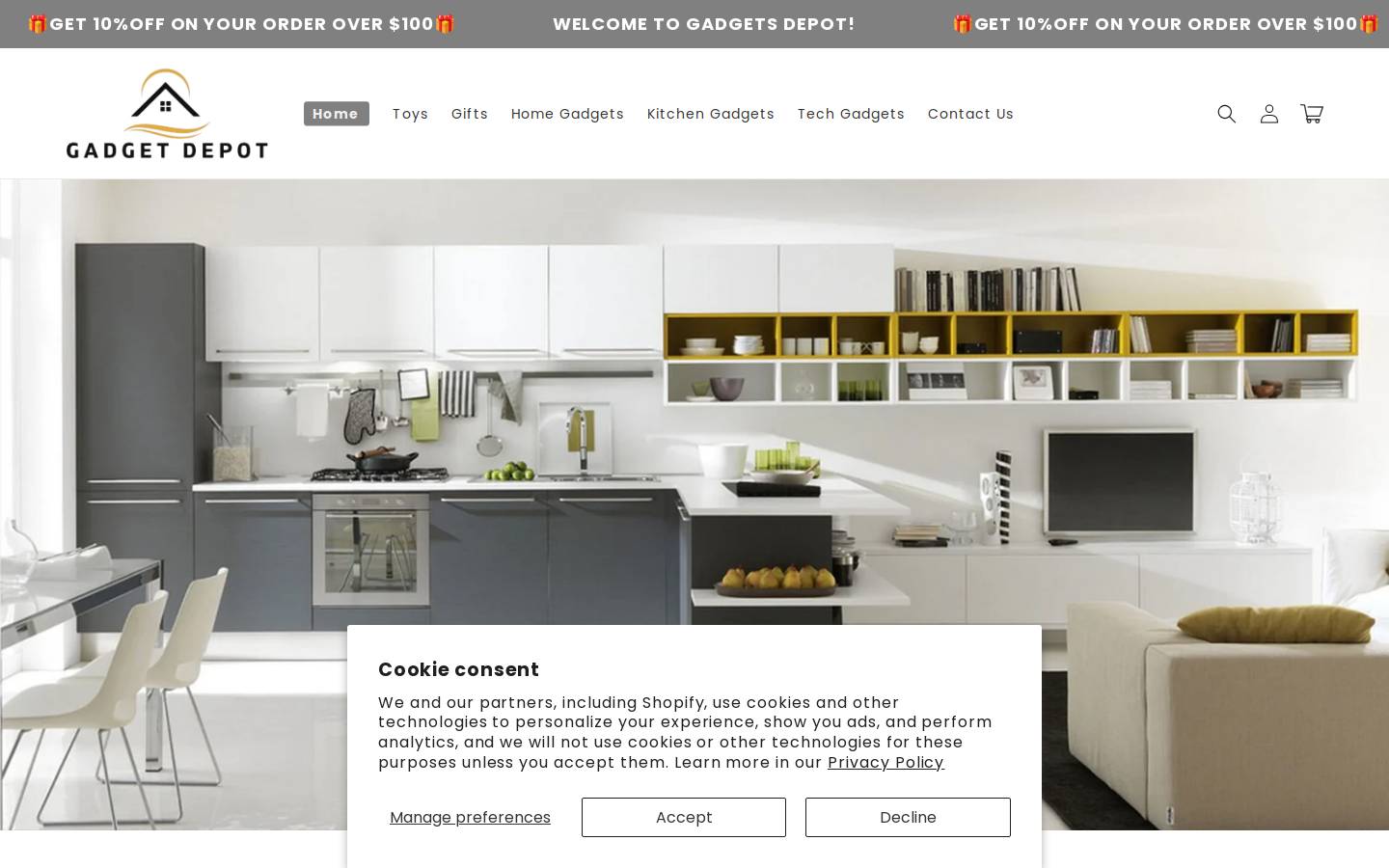 gadgets-depot.com homepage screenshot