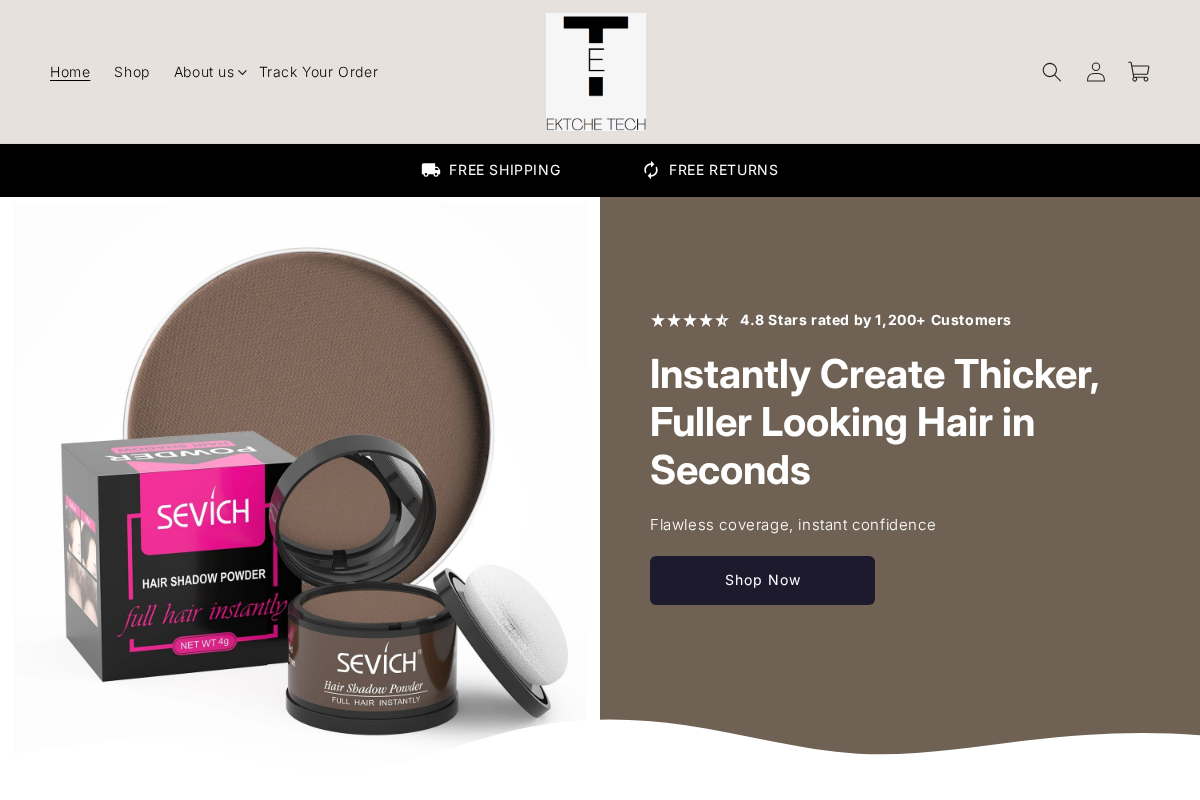 My Store homepage screenshot