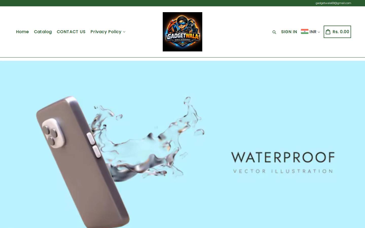 gadgetwala.tech homepage screenshot