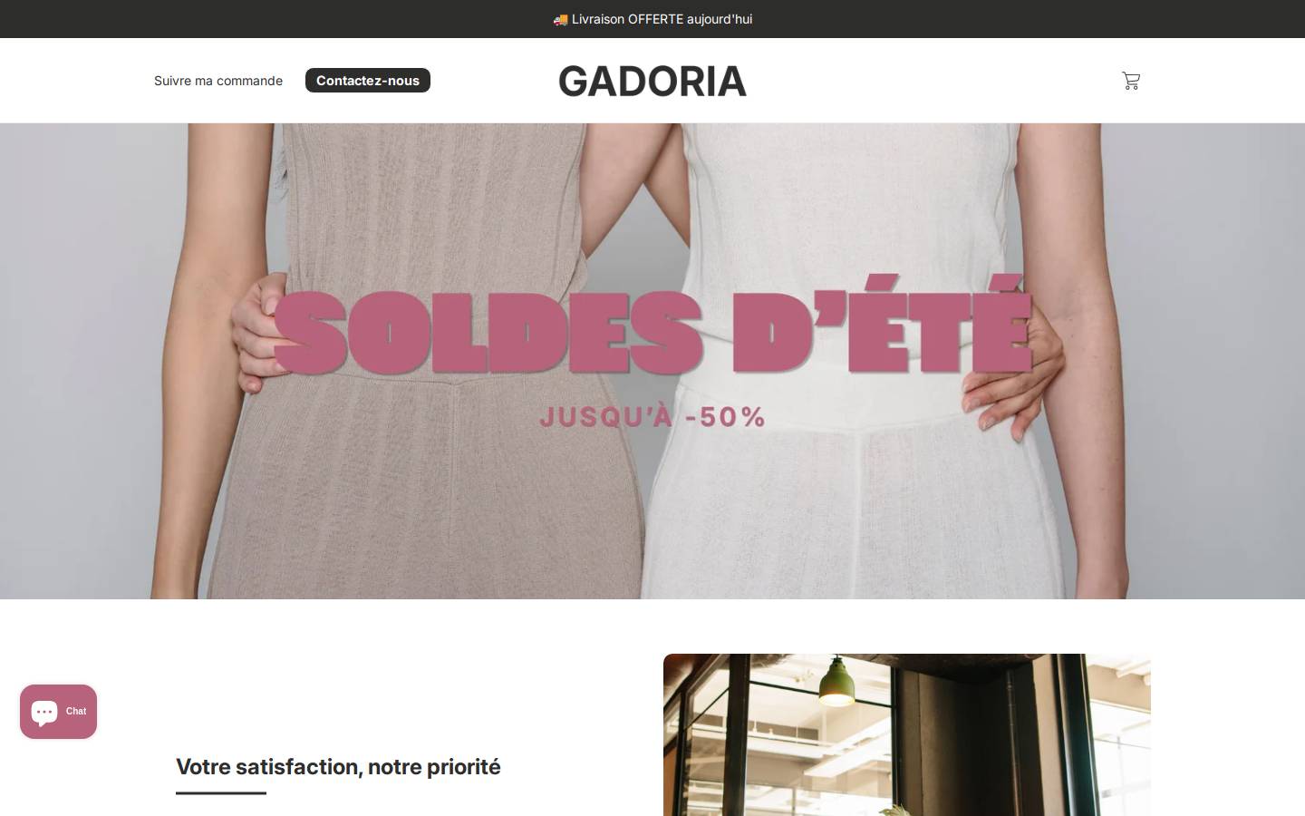 gadoria.com homepage screenshot