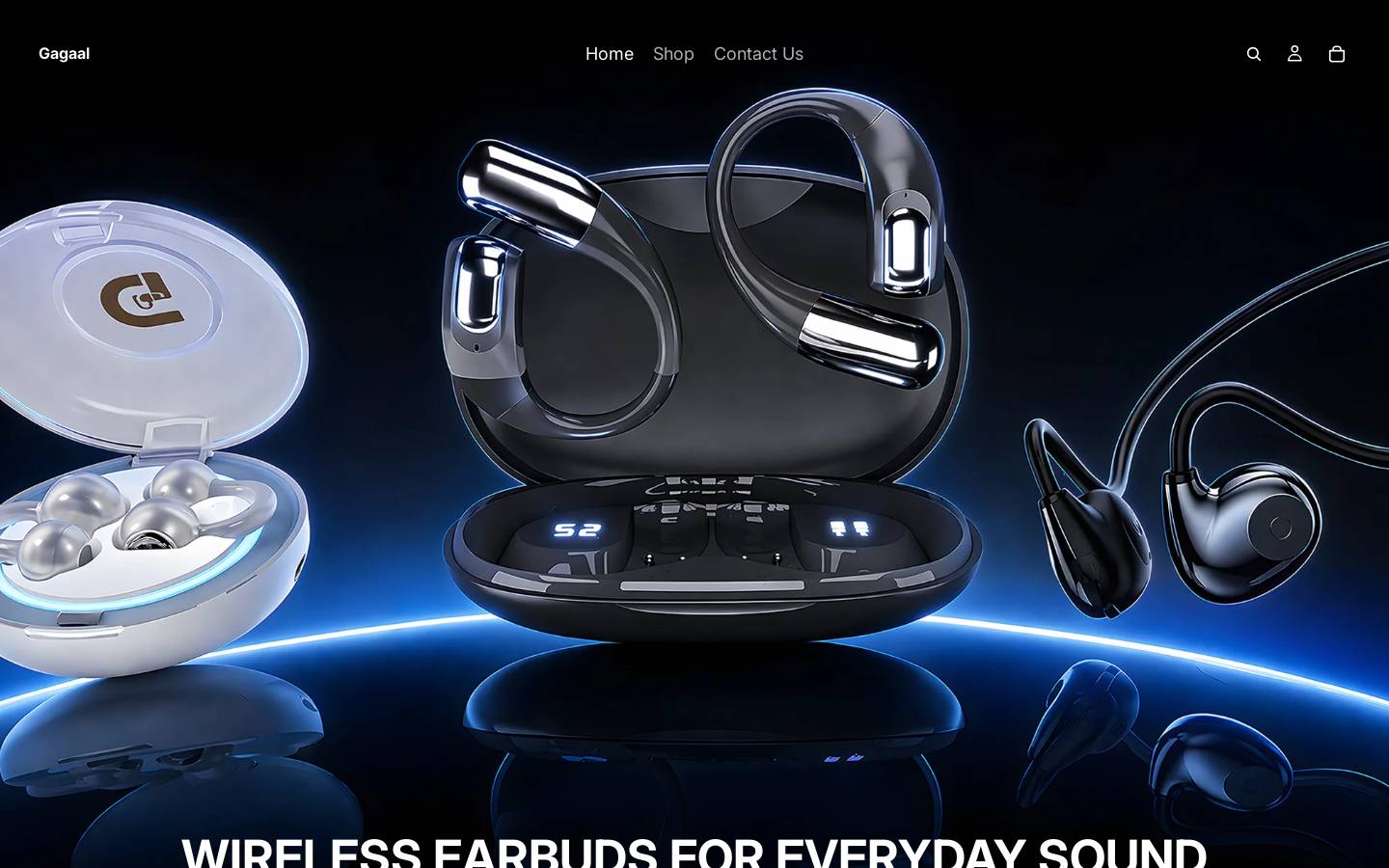 gagaal.com homepage screenshot