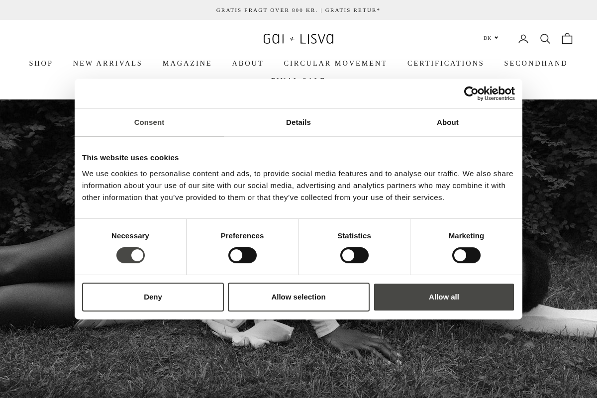 GAI+LISVA homepage screenshot