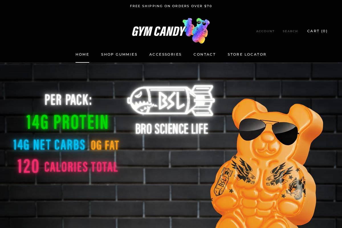 gaingummies.com homepage screenshot