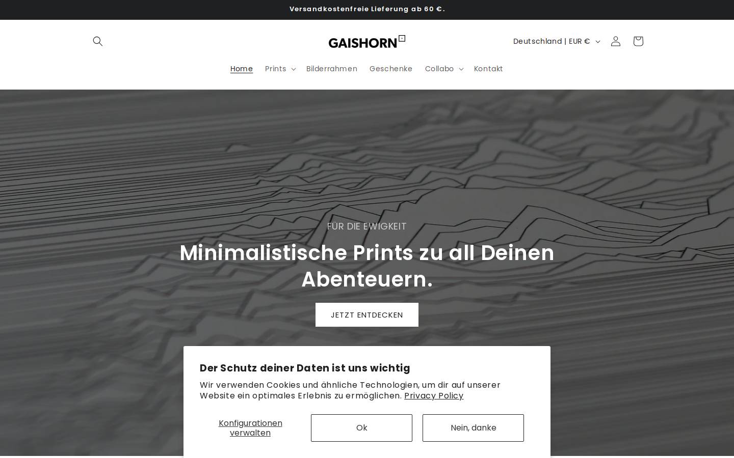 gaishorn.de homepage screenshot
