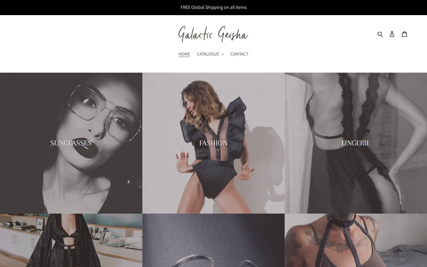 galacticgeisha.com homepage screenshot
