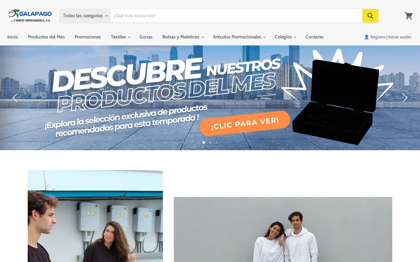 galapagopanama.com homepage screenshot