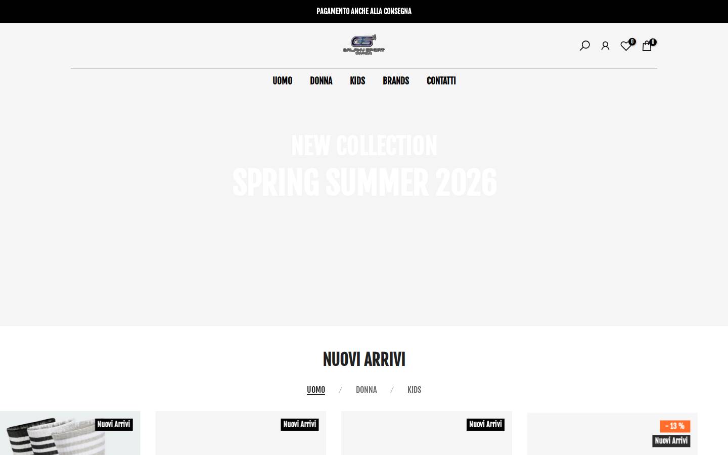 galaxysportboutique.com homepage screenshot