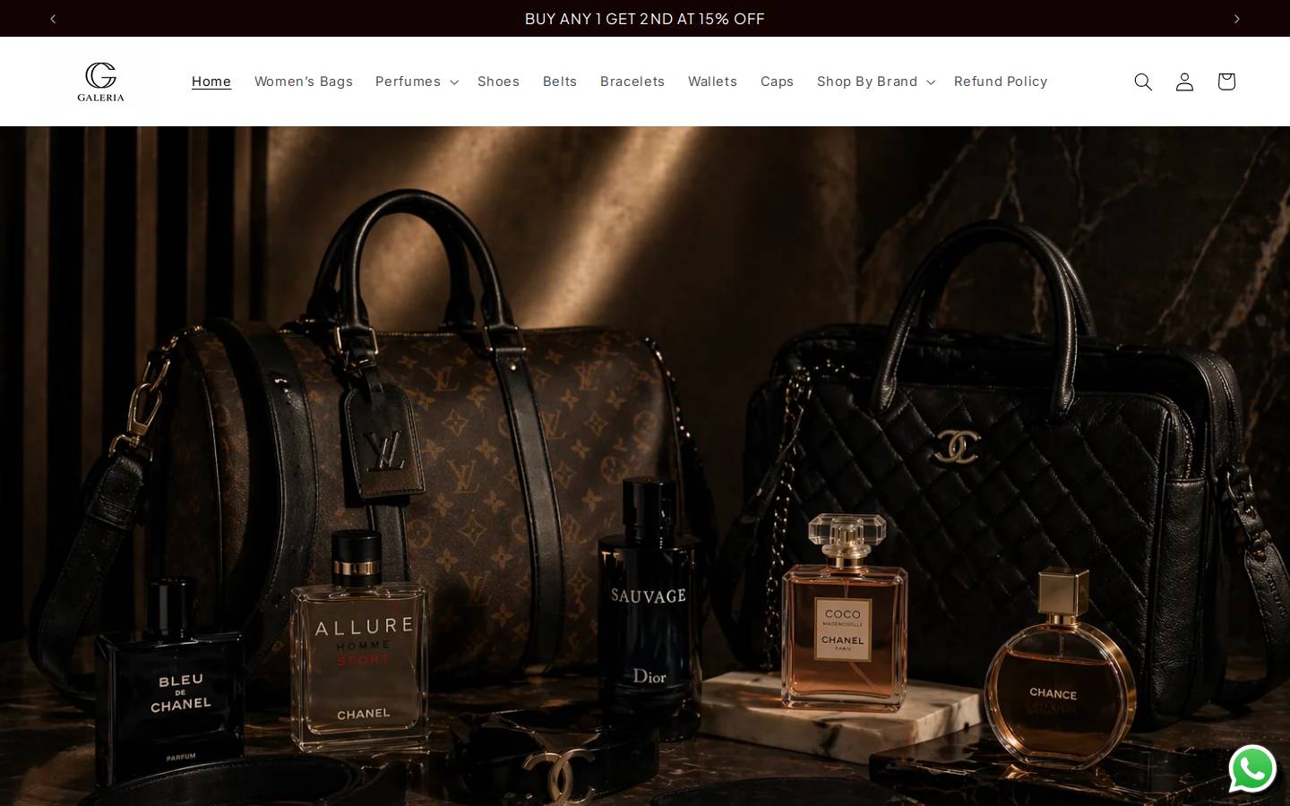 galerialb.com homepage screenshot