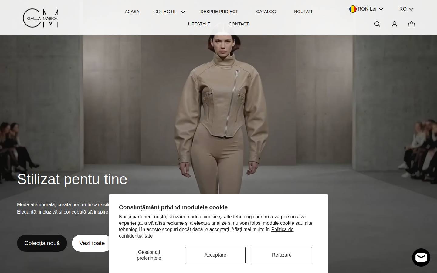 gallamaison.com homepage screenshot