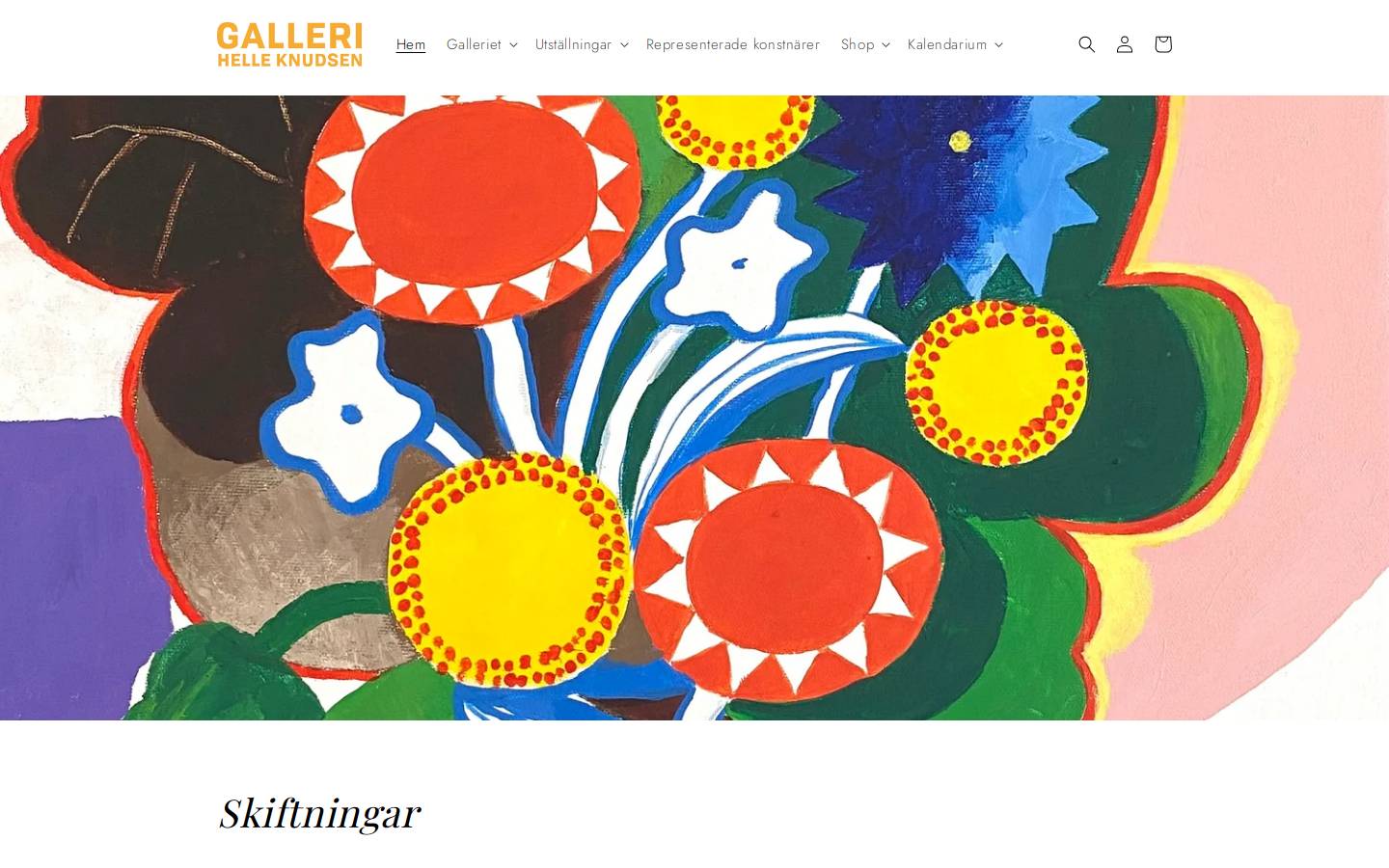 gallerihelle.se homepage screenshot