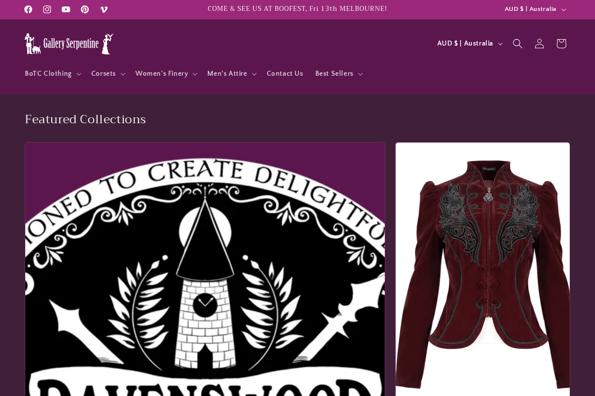 Gallery Serpentine homepage screenshot