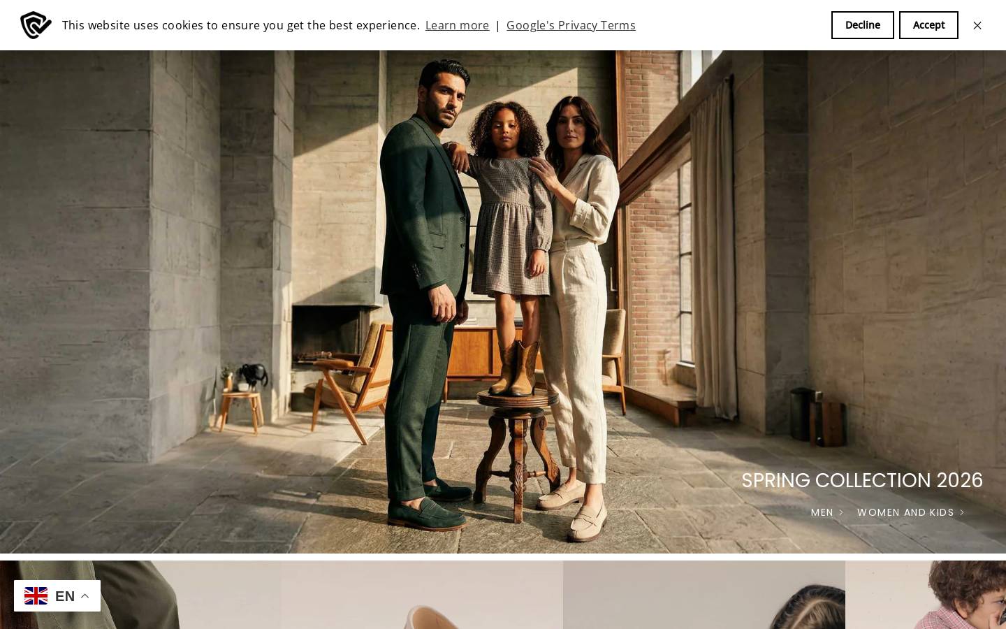 galluccishoes.it homepage screenshot