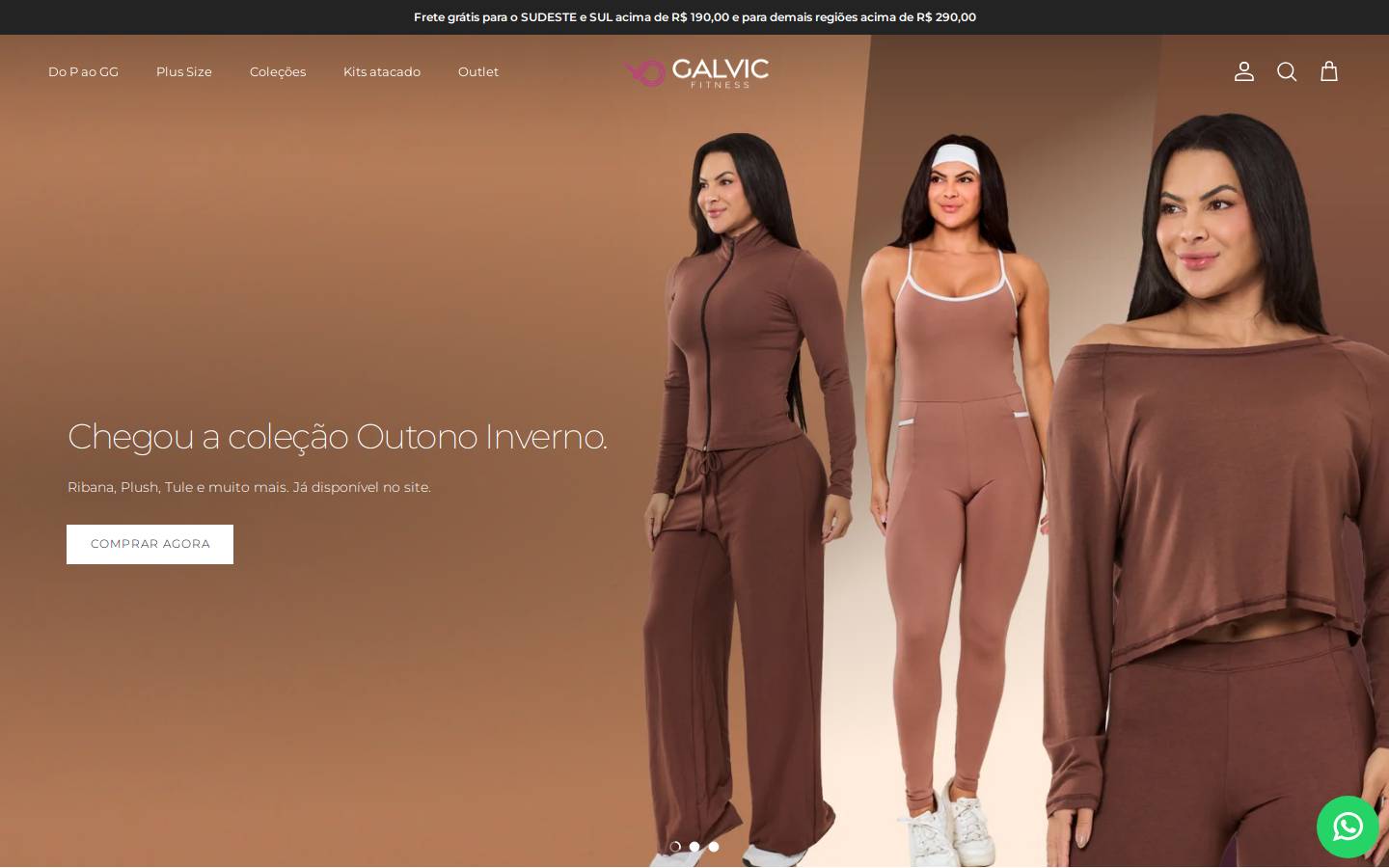 galvic.com.br homepage screenshot
