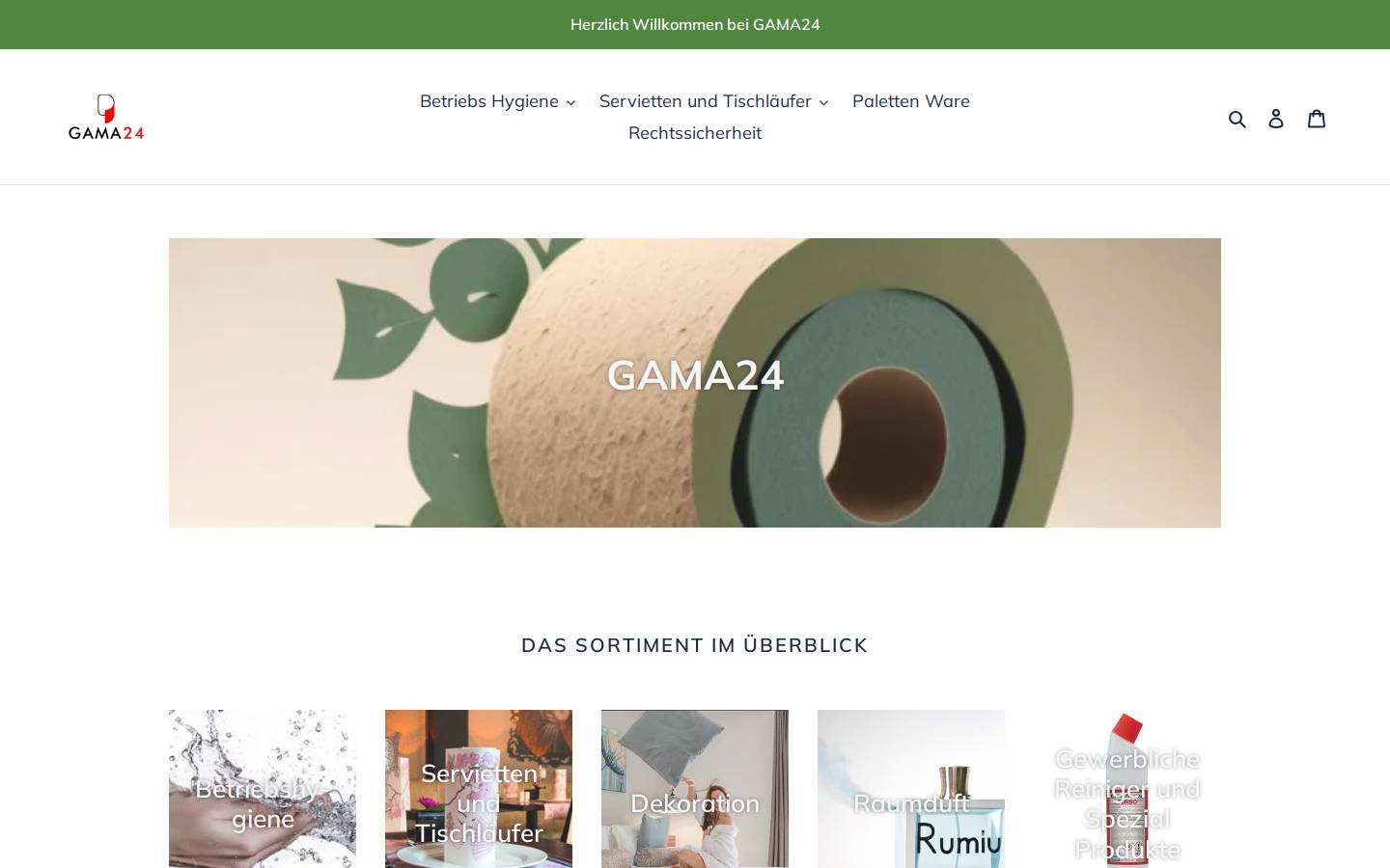 gama24.de homepage screenshot