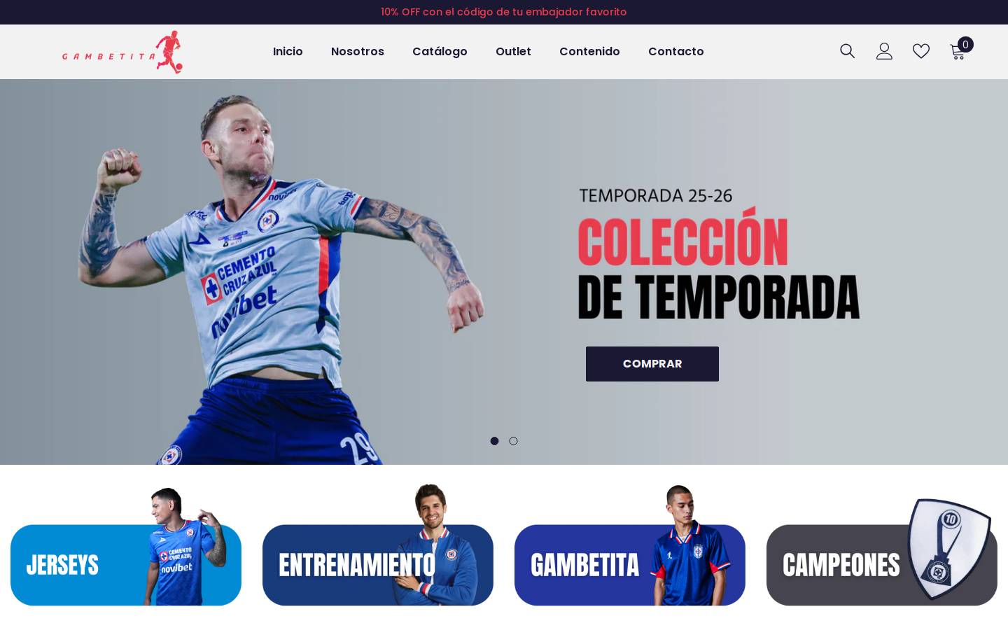 gambetita.com homepage screenshot