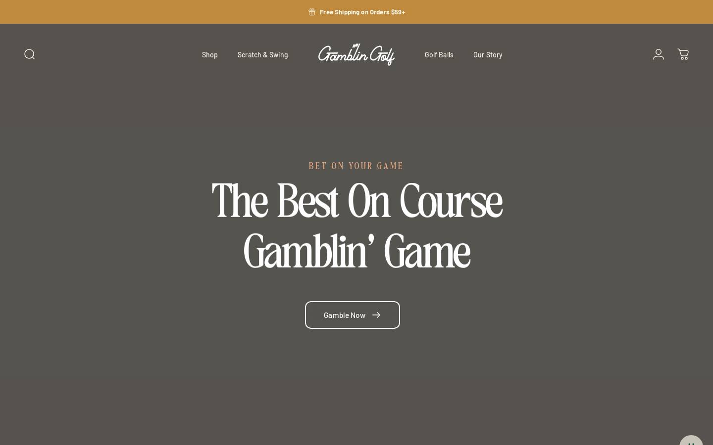 gamblingolf.com homepage screenshot