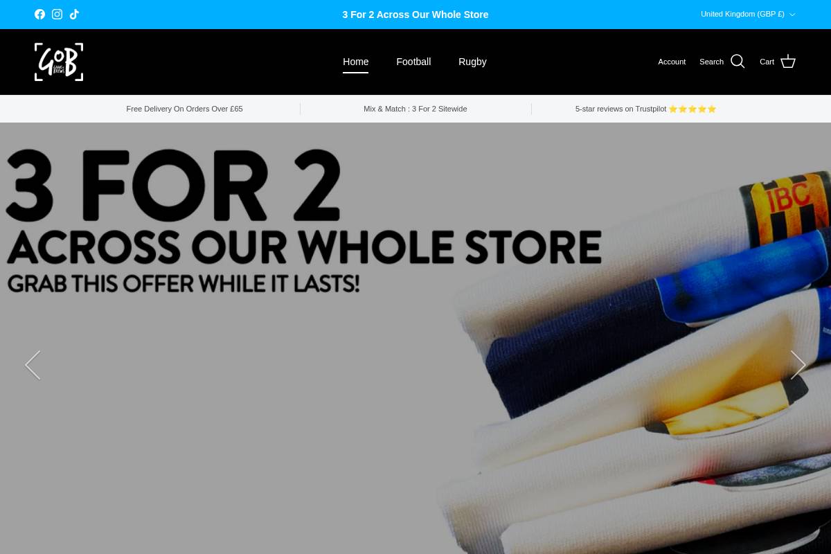 Game Of Brews homepage screenshot