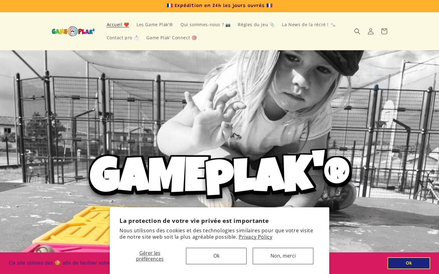 gameplak.com homepage screenshot